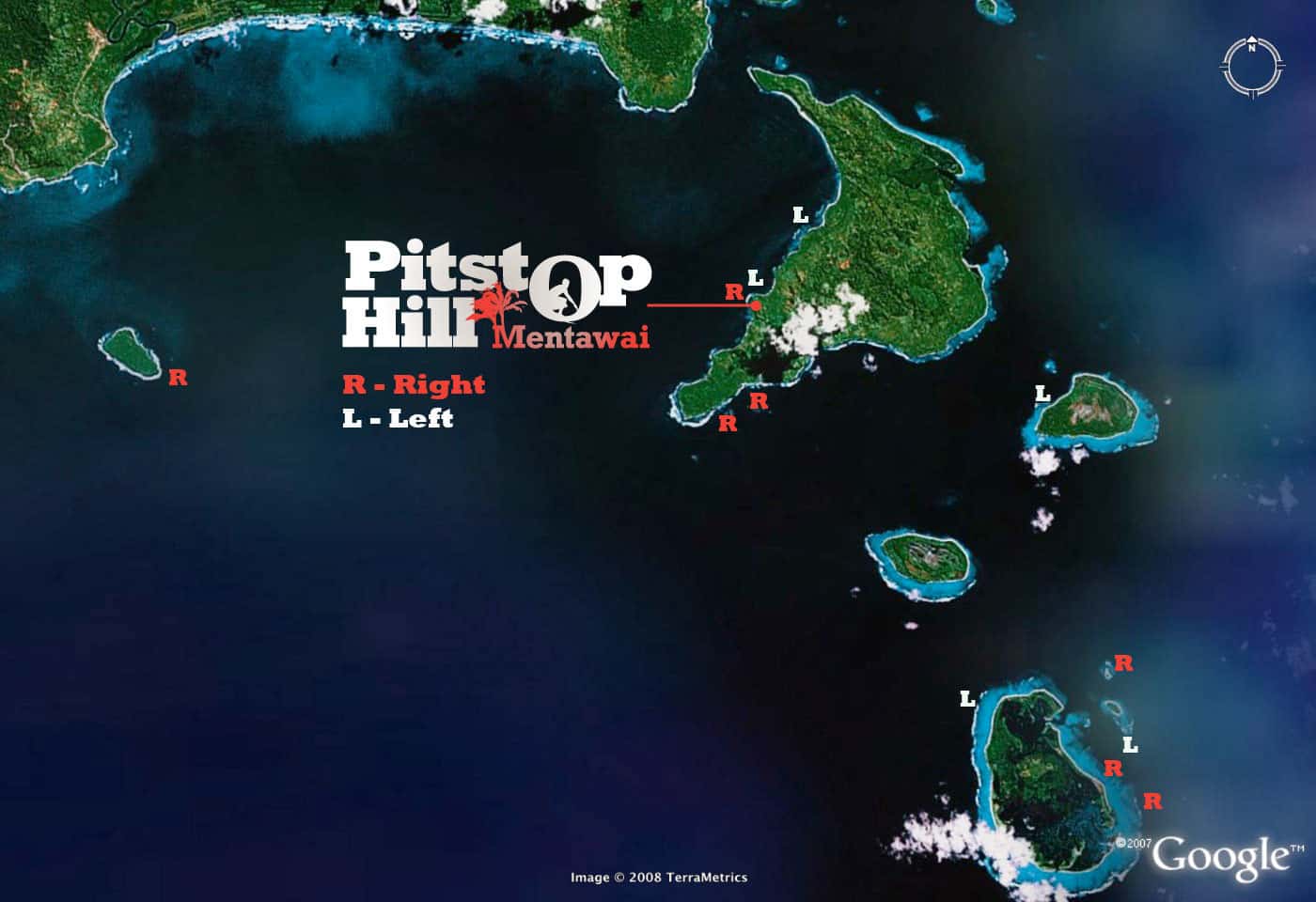 Pitstop Hill - Surf Map